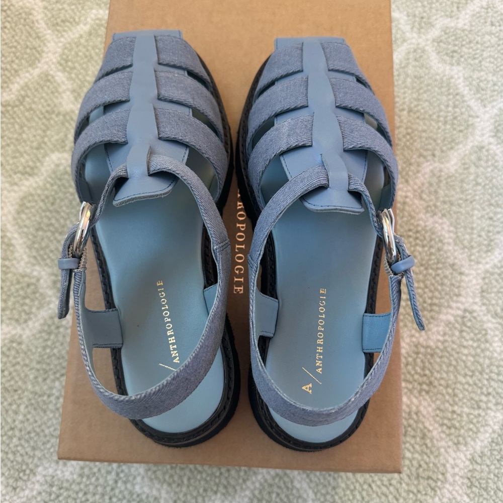 NWT Anthro Fisherman Sandal - size 8